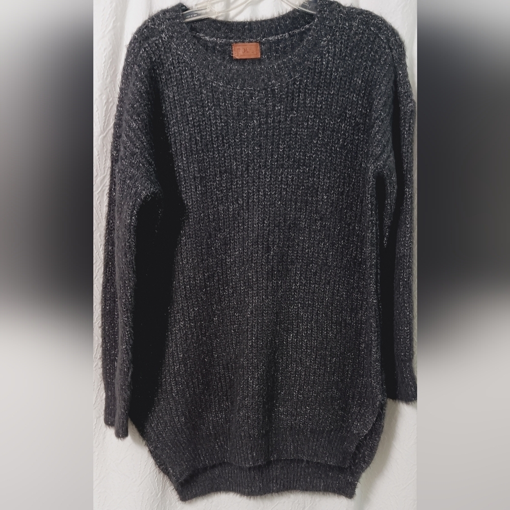 POL Charcoal Knit Sweater Size S